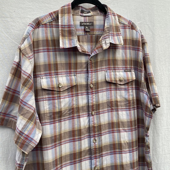 Eddie Bauer Plaid Button Down Shirt - Picture 2 of 8